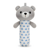 Baby Look Soft Plush Teddy Bear Rattle Toy for Infants (0–12 Months) – Sound & Grip Learning Toy | Safe Cotton Baby Rattle for Newborns